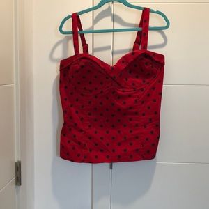 Pinup Girl Clothing Vamp top